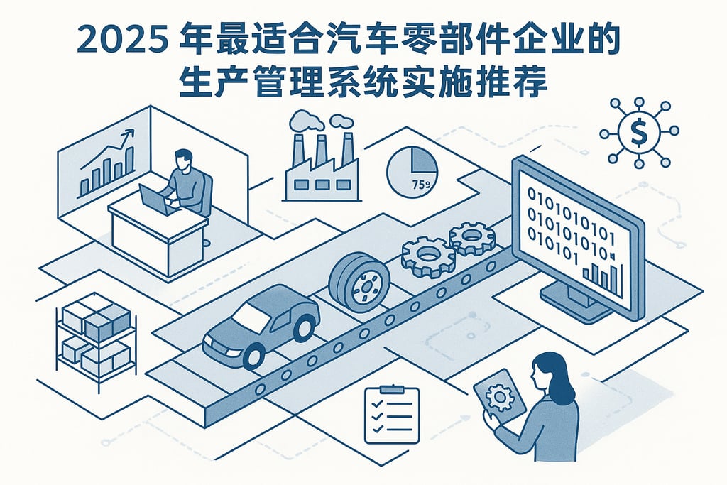 2025 年最适合汽车零部件企业的生产管理系统实施推荐